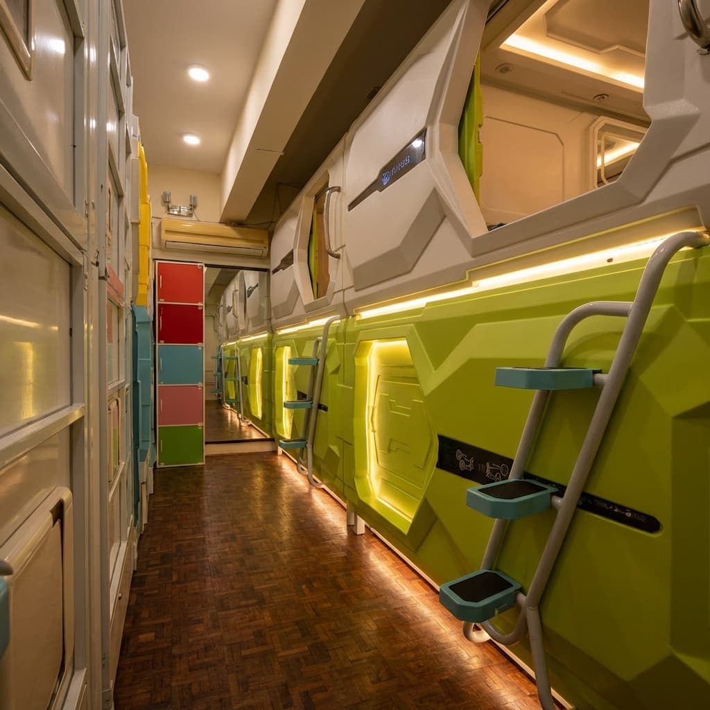 Pelangi Capsule Hostel - Affordable Japanese-style pod accommodation in Johor Bahru near Singapore